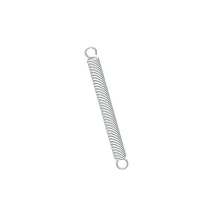 Extension Spring, O= .094, L= 1.00, W= .013